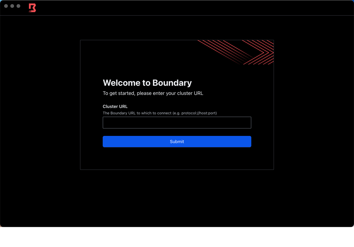 Boundary Desktop URI