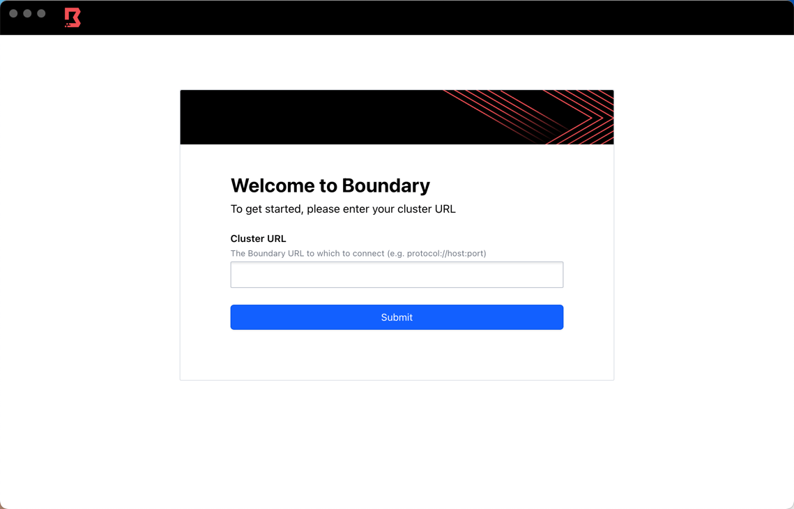 Boundary Desktop URI