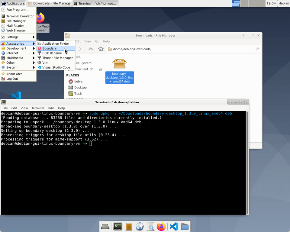 Install Boundary Desktop Linux