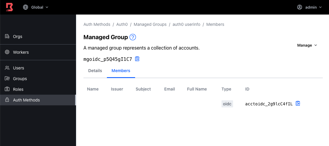 Managed Groups Membership