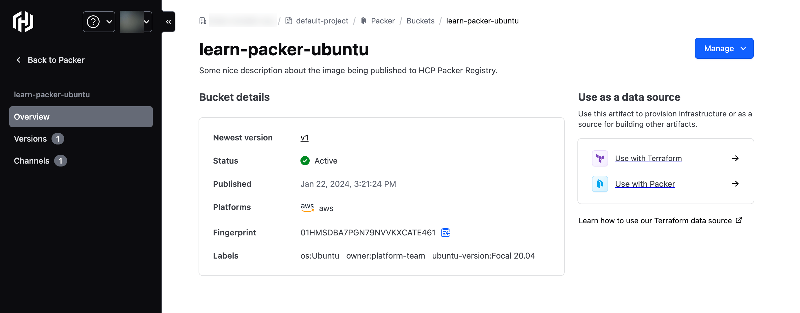 Main page for learn-packer-ubuntu bucket