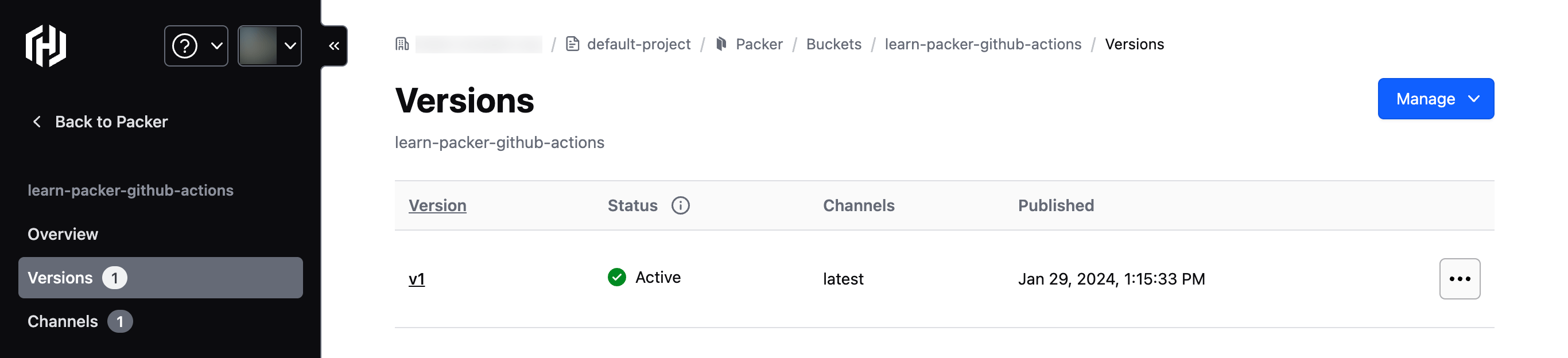 Committing to the development branch triggered the GitHub action build