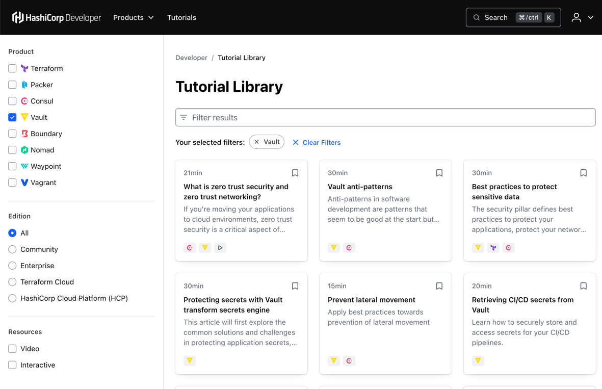 Tutorial library