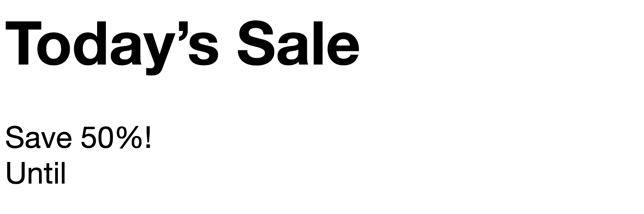 Web Application with Sale Percent